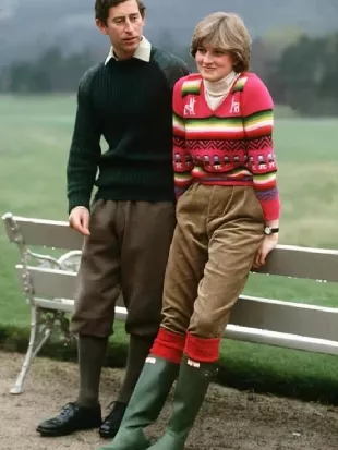 Princess Diana Pink Llama Sweater