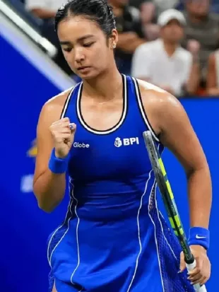 Alexandra Eala US Open 2026 Blue Dress