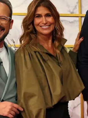 Passadeira Vermelha 2026 Liliana Campos Olive Green Jacket