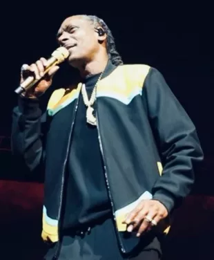 Snoop Dogg Leather Bomber Jacket