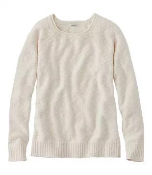 Midweight Cotton Slub Rollneck Pullover