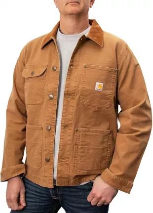 106644 Rugged Flex® Relaxed Fit Duck Unlined Chore Coat