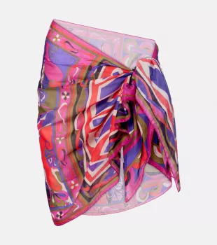 Orchidee Cotton Beach Cover-up