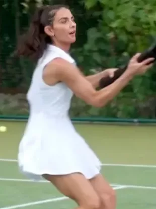 RHNYC 2026 Erika Hammond White Tennis Dress