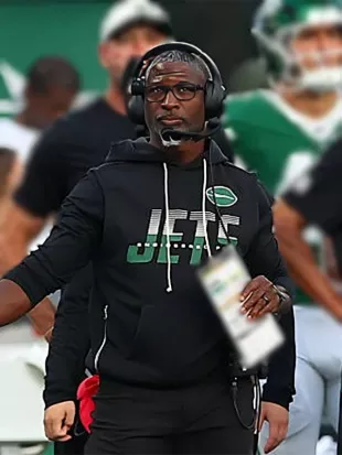 Aaron Glenn New York Jets Preseason 2026 Sleeveless Hoodie