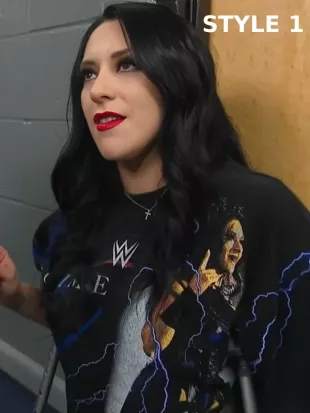 Stephanie Vaquer Monday Night RAW 2026 Black T-Shirt