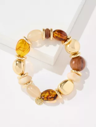 Chunky Bead Stretch Bracelet