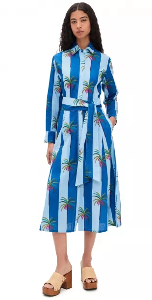Luciana Palm Dress