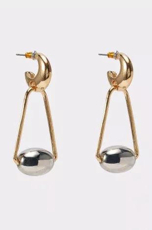 Geometric Dangle Drop Earring