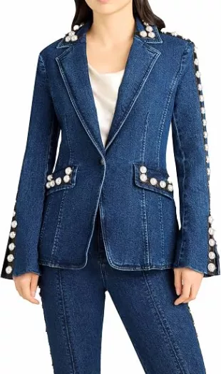 Milly Jacket in Oceane
