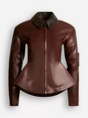 Beware Boiúna Kiana Madeira Bernadette Leather Jacket