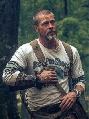 Heart of the Beast 2026 Brad Pitt White Graphic T-Shirt
