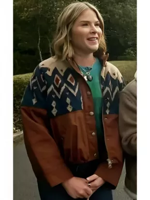 Today 2026 Jenna Bush Hager Brown Fair Isle Jacket