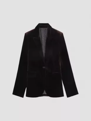 Vavy Velvet Tailored Blazer