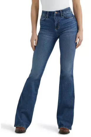 Bespoke Curvy High Waist Flare Jeans