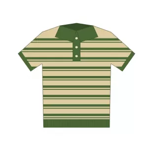 Dennis the Menace Walter Matthau Mr. Wilson Striped Polo Shirt