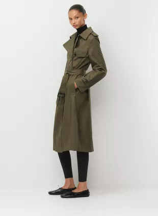 The Finch Trench Coat City Twill