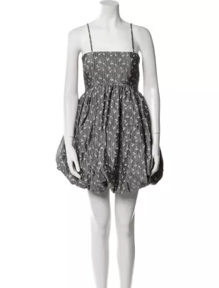 Printed Mini Dress