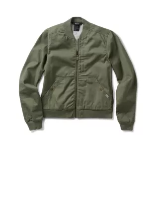 Marty Bomber Jacket in Tank Green