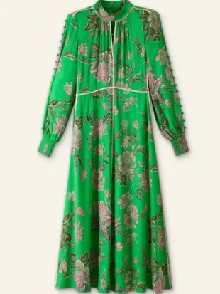 Marble Hall Murders 2026 Susan Ryeland Floral Print Dress