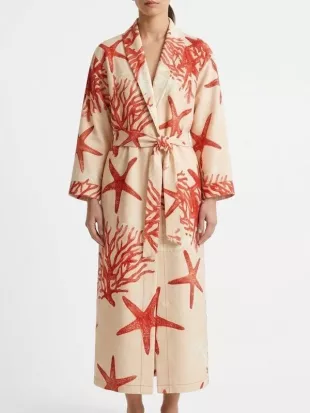 Street Fighter 2026 Noah Centineo Star Fish Print Robe