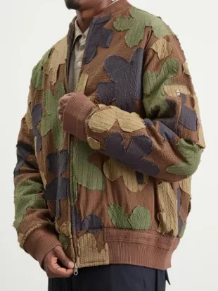 The Celebrity Traitors S2 Romesh Ranganathan Camo Bomber Jacket