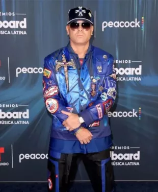 Billboard Latin Premios Music Award Wisin Blue Jacket