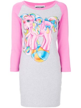 Moschino My Little Pony raglan T-shirt dress