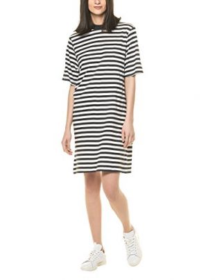 Cheap Monday Smash Dress Stripe Robe Casual, Multicolore (Shadow), S (Taille Fabricant:S) Femme