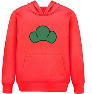 Poetic Walk Japanese Anime Unisex Hoodies Cosplay Costume Coat (Medium, Red)