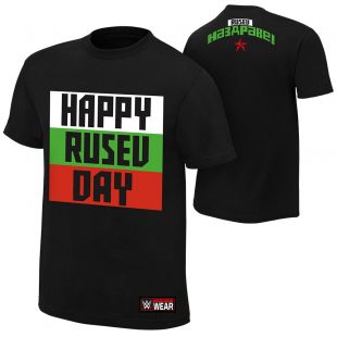 Rusev "Happy Rusev Day" Authentic T Shirt