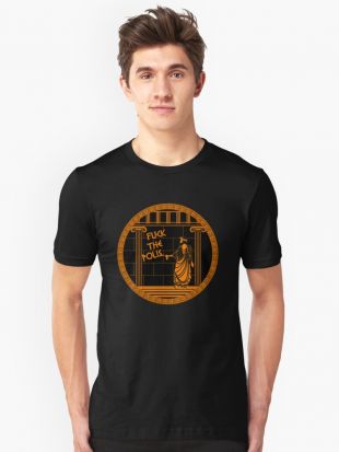 ‘Fuck the Polis’ T shirt by Lanfa
