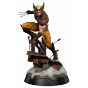 STATUETTE SIDESHOW   Marvel   1/4 Premium Format Wolverine Brown Costume 50 cm   DIVERS