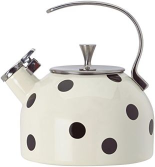 Kate Spade New York Deco Dot Black Tea Kettle