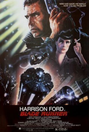 Harrison Ford Vintage "Blade Runner" Grande affiche du film Poster Movie
