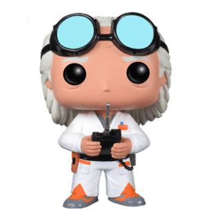 Figurine Doc Brown 1/18 – Retour Vers Le Futur – Résine Non Peinte (pour Customisation)