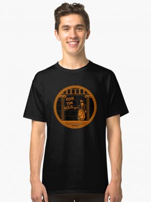 ‘Fuck the Polis’ T shirt classique by Lanfa