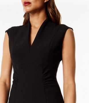 robe mi-longue femme tricotée chic robe crayon moulante col robe mi-longue femme tricotée chic robe crayon moulante col