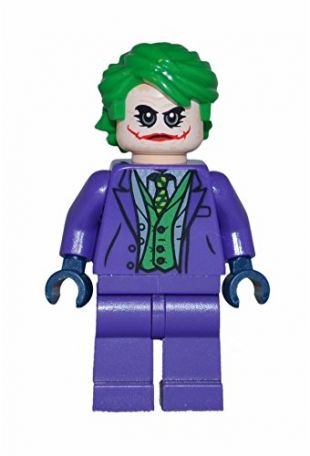 Lego - LEGO Dark Knight Joker Minifigure Custom. Leg Variation. 100% Parts