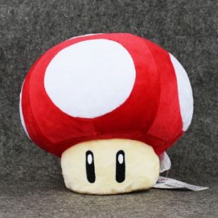 Super Mario Mushroom Soft Plush Toy 20cm | Toy Game World