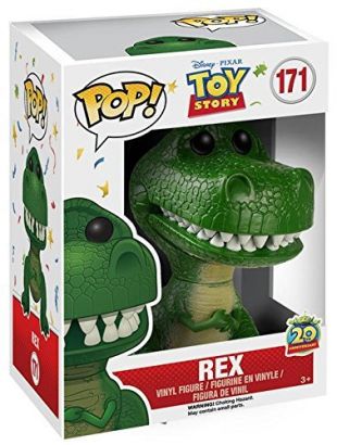 Disney Toy Story Rex Figurine en Vinyle 171 Collection Figurine