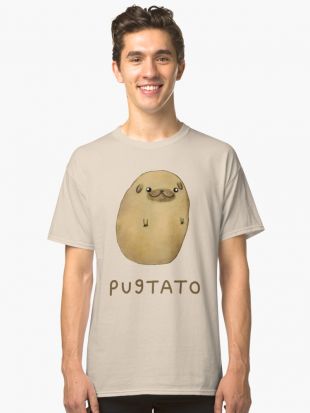 ‘Pugtato’ T shirt classique by jessicadickison