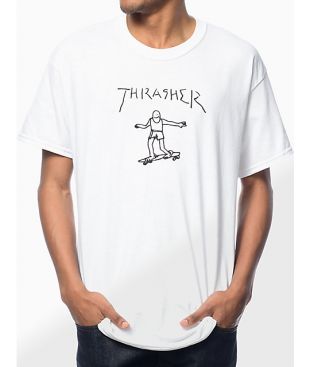 Thrasher - Thrasher Gonz White T-Shirt