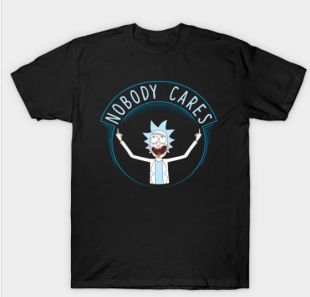 T-shirt Rick and Morty Nobody Care
