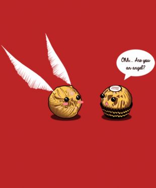 Ferrero meets snitch from Qwertee | Day of the Shirt