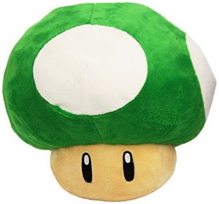 Nintendo Peluche Champignon Vert 35 cm