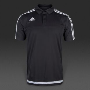 
	teamwear junior  polo adidas Junior Tiro 15 CL   noir blanc
