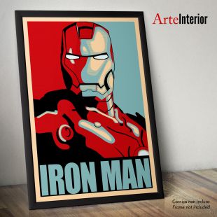 Affiche Iron Man par Shepard Fairey