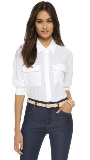 Signature Blouse Blanc