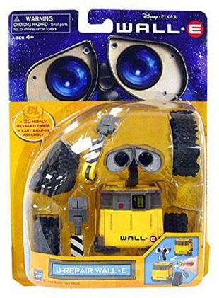 Disney Pixar - Wall E - Figurine Articulée - U-Repair - Wall E - env. 10 cm
